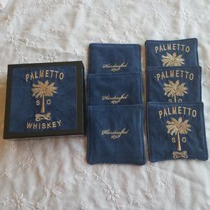 Palmetto SC Whiskey coasters and box
